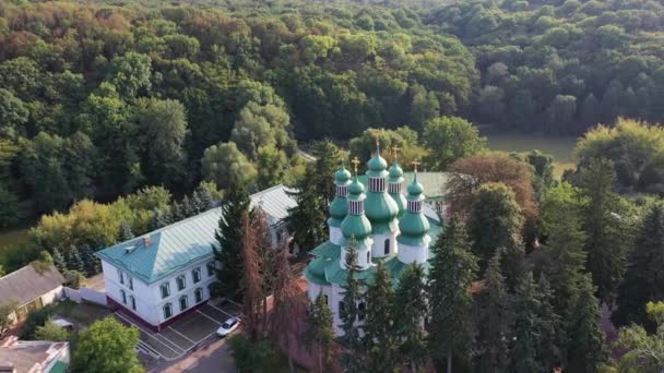 Ucrania. Una vista aérea. Paisaje otoñal — Vídeos de Stock