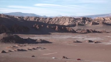 Şili. Atacama Çölünün Manzarası