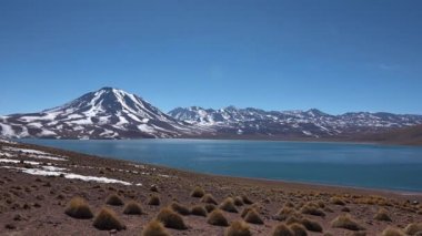 Şili. Atacama Çölünün Manzarası