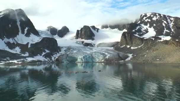 Norwegen. Landschaften des polaren Archipels. — Stockvideo