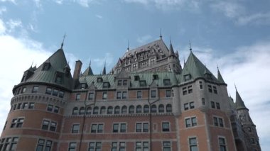 Kanada mı? Şehir manzarası. Quebec şehri. Quebec, Kanada 'nın Quebec eyaletinin başkentidir..