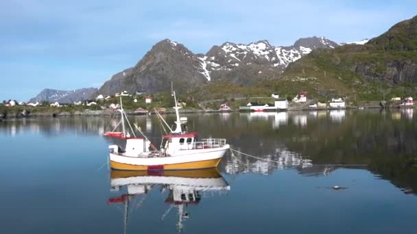 Isole Lofoten. Isole famose nel nord della Norvegia. — Video Stock