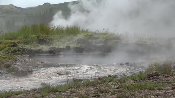 IJsland. Het unieke landschap van de noordelijke natuur. — Stockvideo