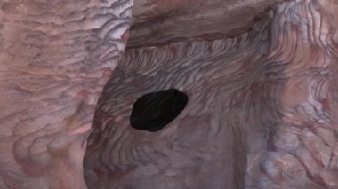 Antik Petra şehrinin kalıntıları. Ürdün