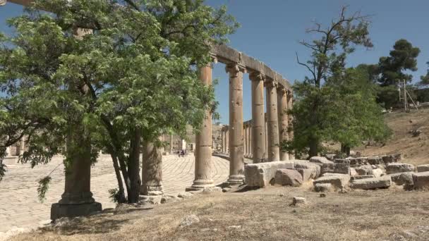 Zachované budovy starověké říše římské. — Stock video