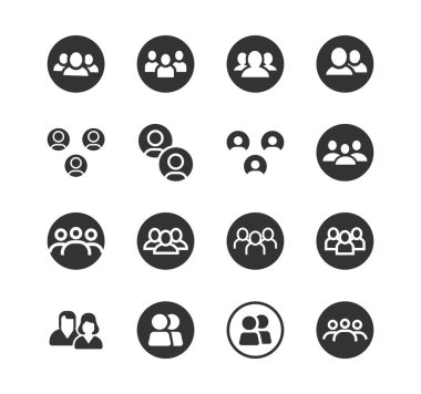 İnsanlar, Kullanıcı Grubu, kullanıcı web satırı simgesi seti