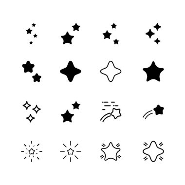 yıldız vektör simgesi belirlendi