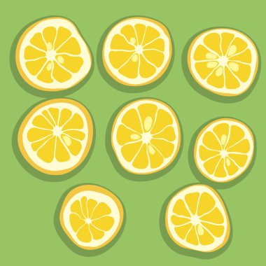 Limon limon portakal greyfurt dilim