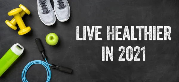 Live Healthier 2021 — Stock Photo, Image