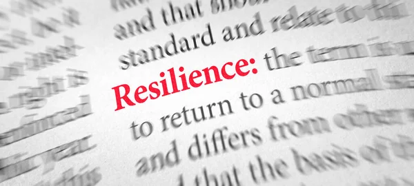 Definition Word Resilience Dictionary — Stock Photo, Image