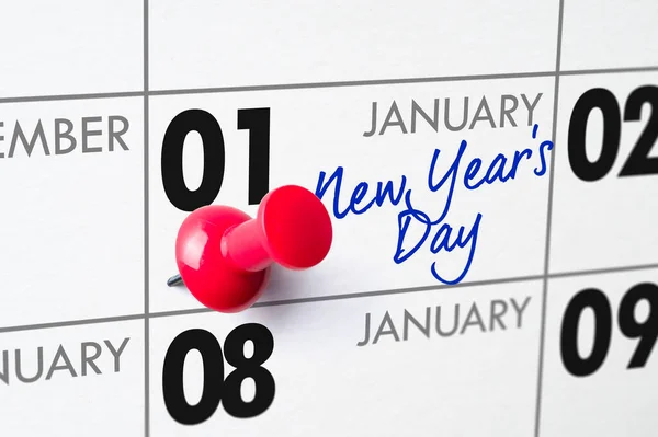 Día Año Nuevo Enero — Foto de Stock