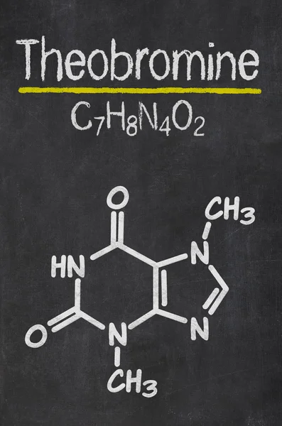 Tafel mit chemischer Formel — Stockfoto