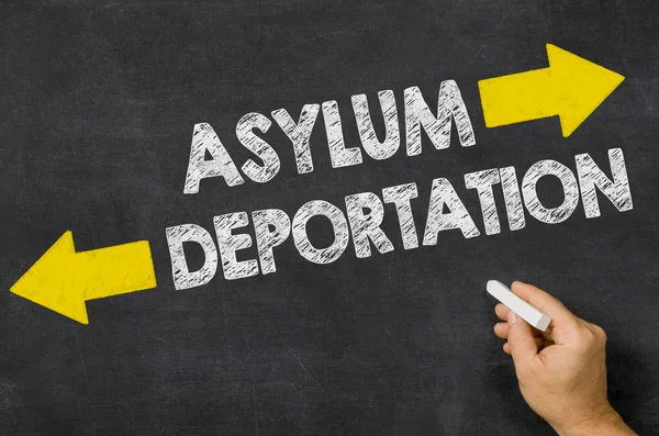 Asiel of deportatie — Stockfoto