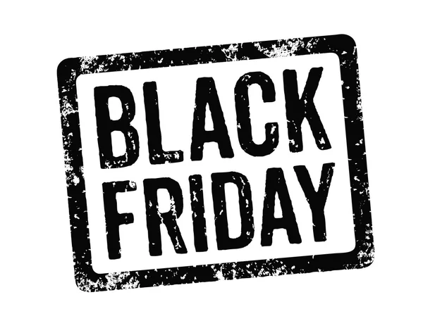 Black Stamp - Black Friday — Stock Photo, Image