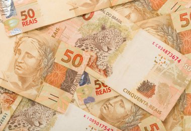 Brazillian Money, 50 Reais arkaplan modeli.