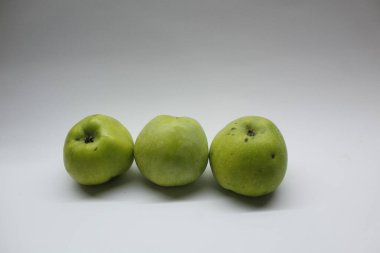 Yeşil elmalar taze vejetaryen