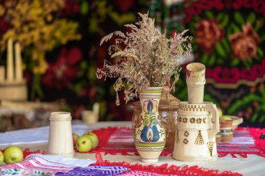 Ahşap Demlikli geleneksel düzenleme