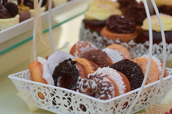 Ciambelle con guarnizione diversa — Foto Stock