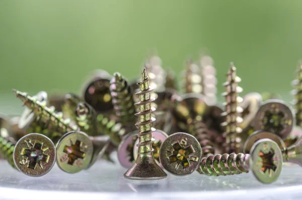 A bunch of screws — Stock Photo, Image