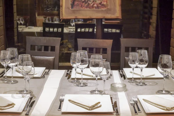 Restaurant table — Stock Photo, Image