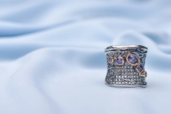 Zirconium ring Jewel — Stock Photo, Image
