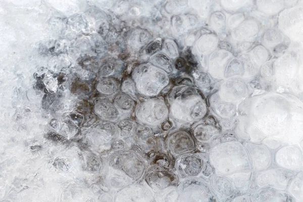 冰水的冬季背景 — 图库照片