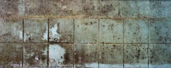 Grunge Dirty Ceramic Small Square Tiles Wall — Stock Photo, Image