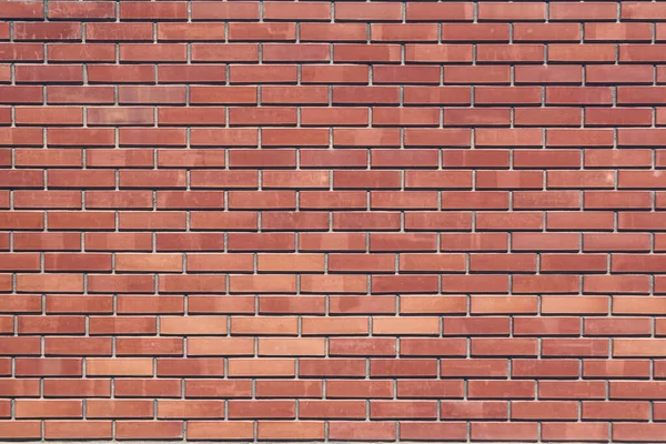 Ceglane Tło Ściany Wzór Czerwone Cegły Zewnątrz — Zdjęcie stockowe