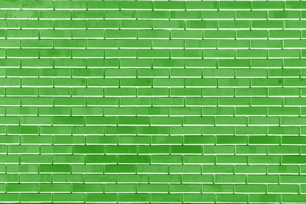 Brick Wall Background Pattern Green Brickes — Stock Photo, Image