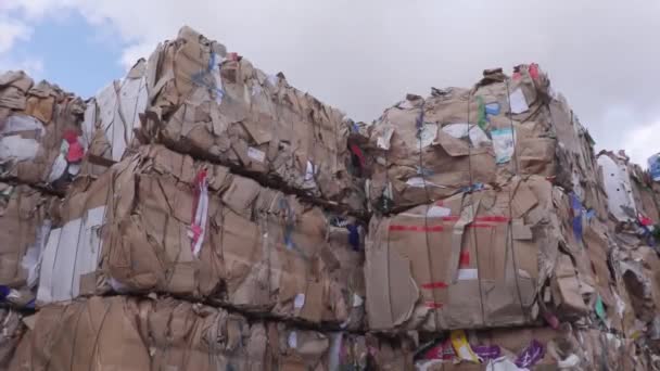Zakład Przetwarzania Odpadów Gospodarstw Domowych — Wideo stockowe