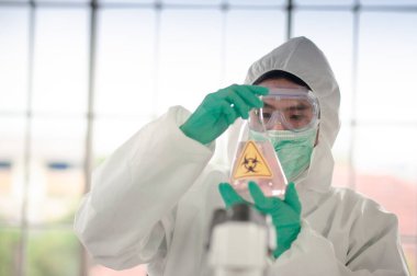 Doctor testing vaccine protect coronavirus covid19 finished success in hospital lab