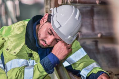 Worker Engineer working machine in factory are Engineering control