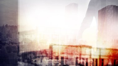 Businessman holding hard hat on site construction building estate