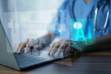 Doktor, hasta sağlığı verilerini izlemek ve semptomlar ortaya çıkmadan önce potansiyel hastalıkları tahmin etmek için yapay zeka uyguluyor.