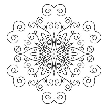 Dantel desen mandala