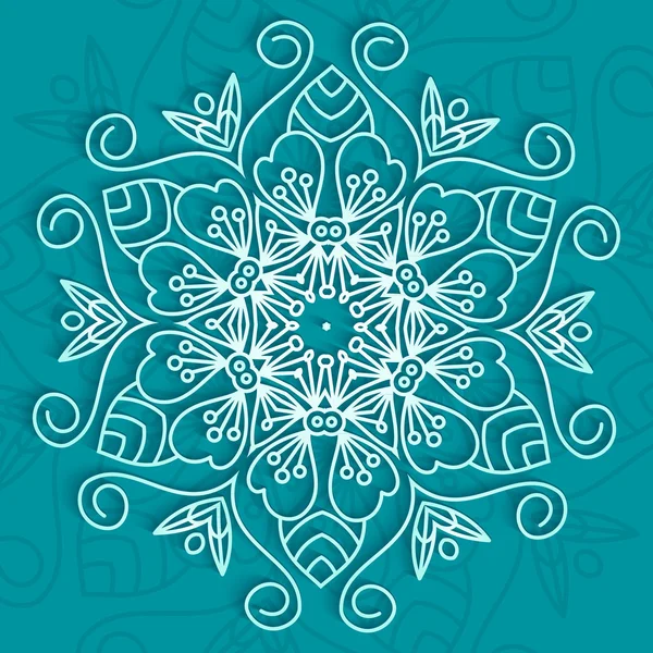 Volumen vector mandala — Vector de stock