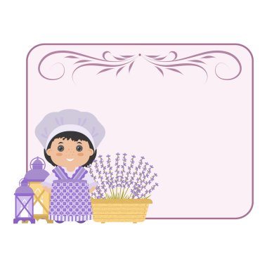 Fotoğraf çerçevesi Provence tarzında