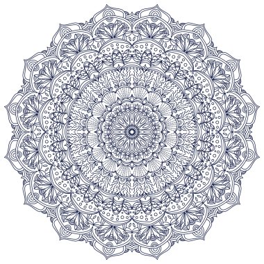 Mandala. Ethnic decorative elements clipart