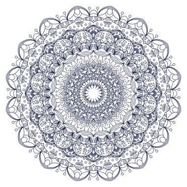 Ajur mandala vektör