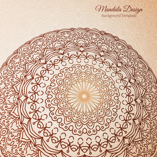 Mandala vecteur d'origine ethnique — Image vectorielle