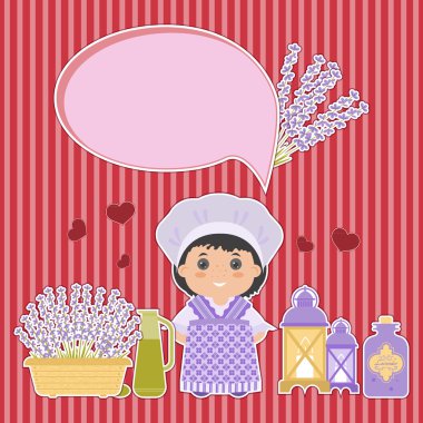 Provence tarzında yaz arka plan