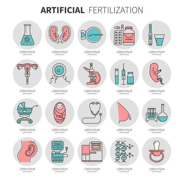 Set vector obstétrico — Vector de stock