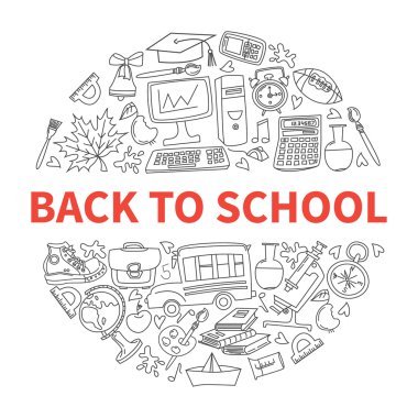 Simgeler el okula geri çekilmiş