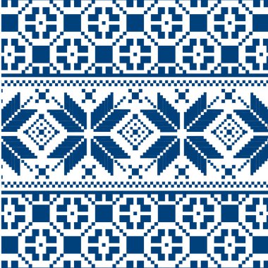 Kırmızı renkte, geometrik desenli, pürüzsüz bir Noel deseni ördüm.