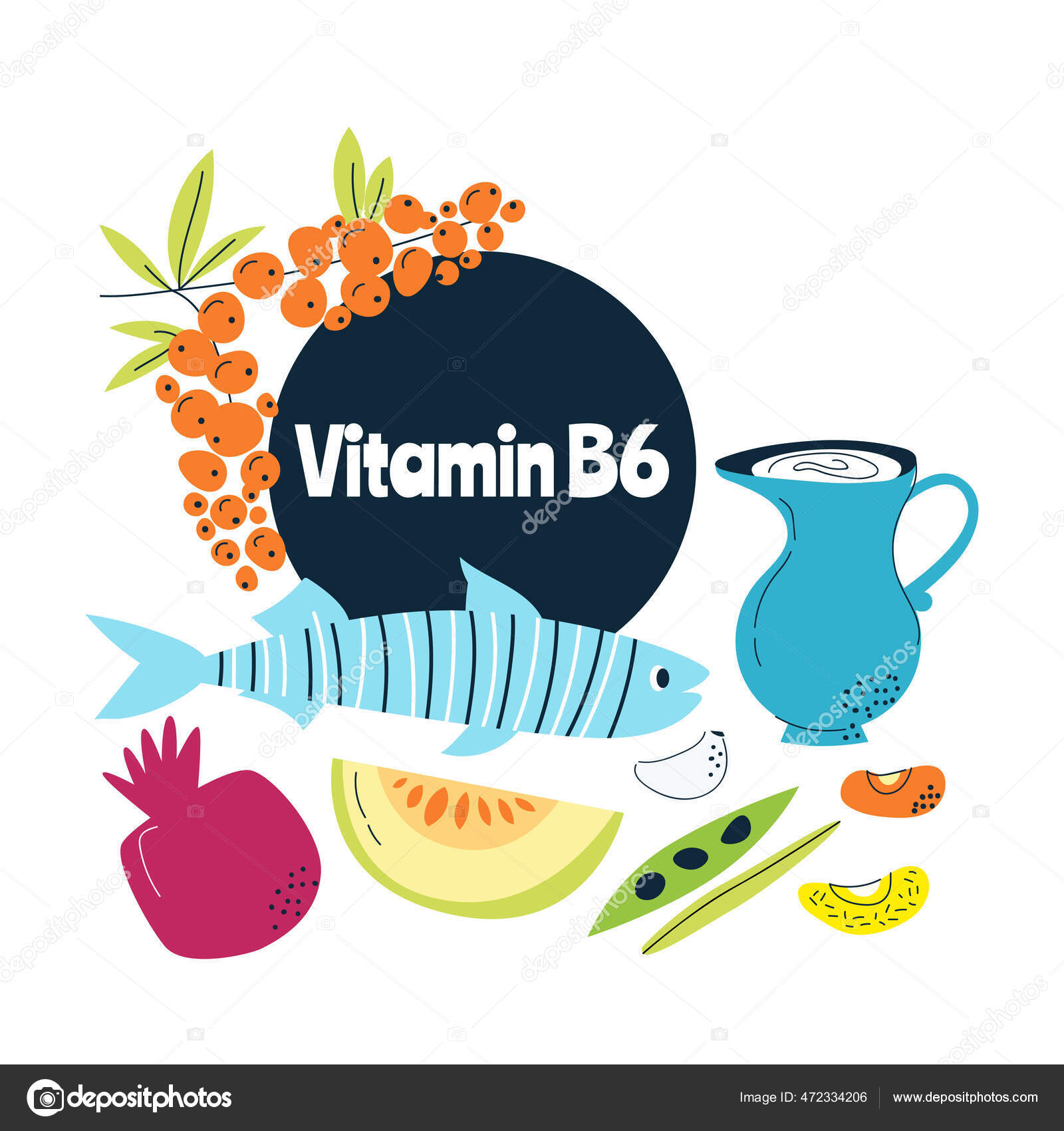 the-main-food-sources-of-vitamin-b6-healthy-food-concept-stock