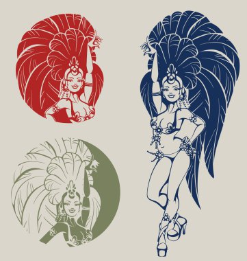 Samba dansçısı Kraliçe