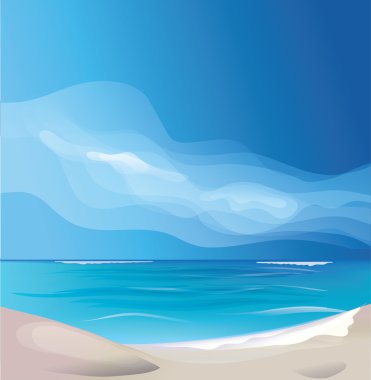  Tropic egzotik ada plaj manzara