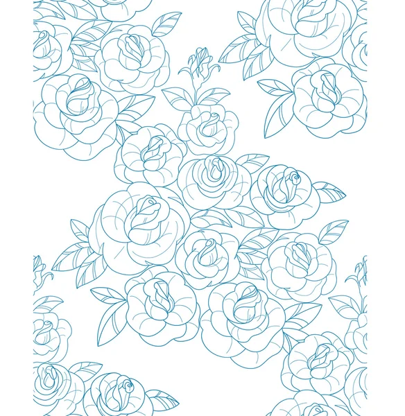 Old school tattoo seamless with tru love signs Stock Illustration