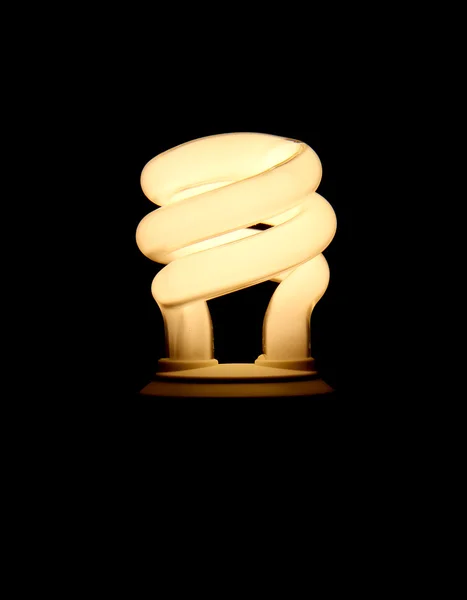 Флуоресцентная лампочка — стоковое фото