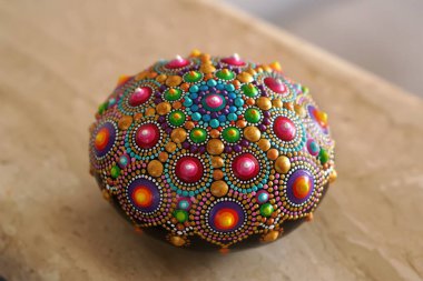 Masada Güzel El Boyalı Mandala